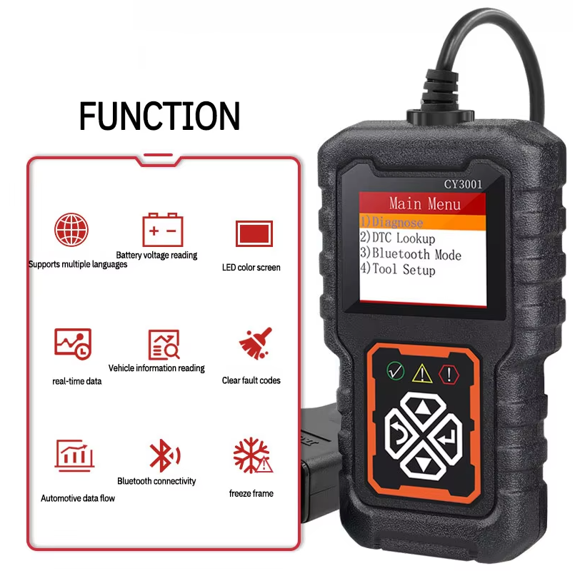 OBD2 Reader - Automotive Fault Detection Device Cy3001