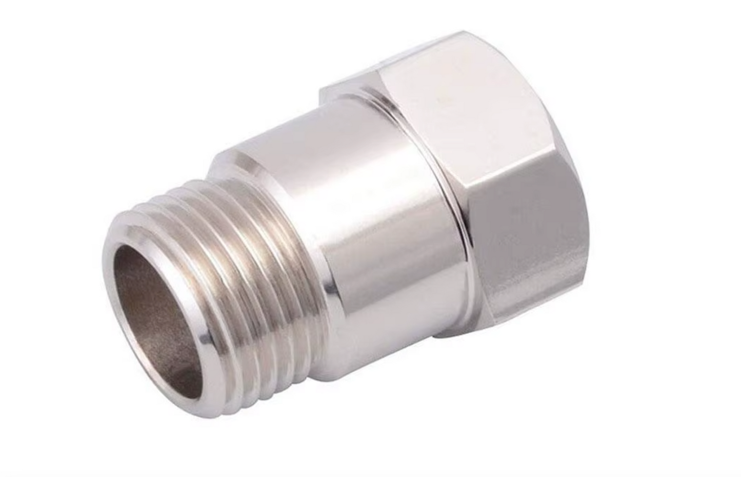 2pcs Extended O2 Sensor Spacer – M18 × 1.5, 32 mm Length, Straight (No Catalytic Core)
