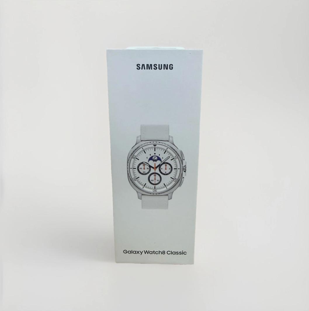 Samsung Galaxy Watch8 Classic 46mm LTE Smartwatch – White | SM-L505UZWAXAA | New (2025)