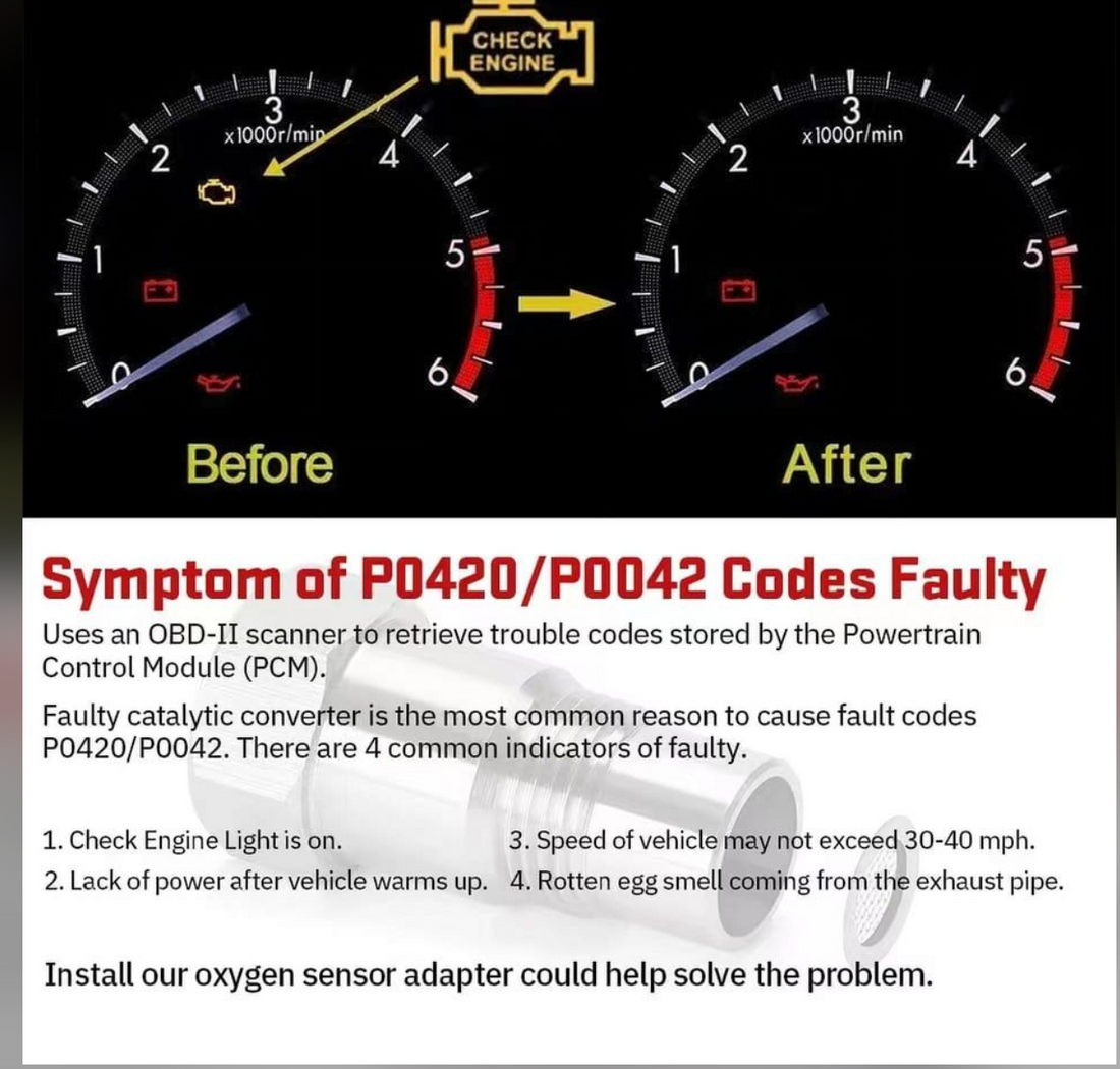 How to Fix a P0420 Check Engine Light with an O2 Sensor Spacer