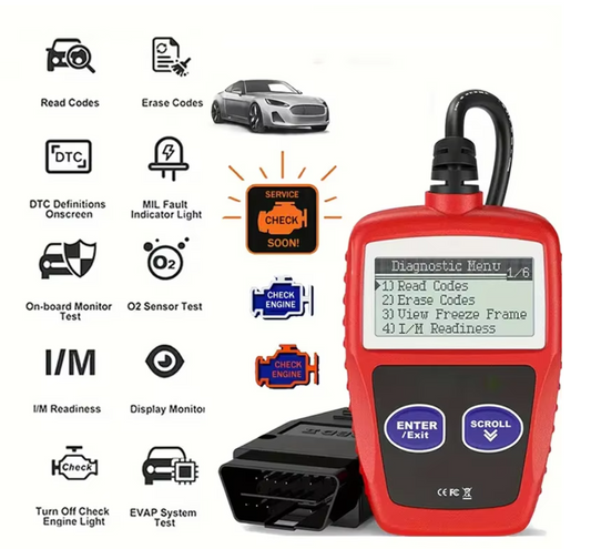 OBD2 Code Reader Diagnosis Instrument Clear Fault Codes Diagnostic Scan/Tool