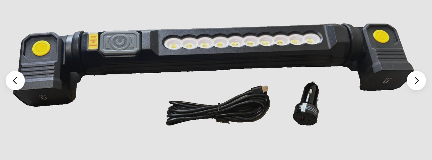 Professional Underhood LED Work Light – 3500 Lumens Rechargeable Magnetic Mechanic Light Bar (3 Modes)