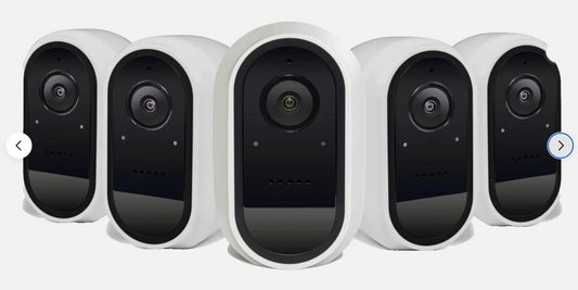 Swann Wire-Free 1080p HD Smart Security Camera System 5-Pack | Alexa & Google Assistant | Factory Sealed