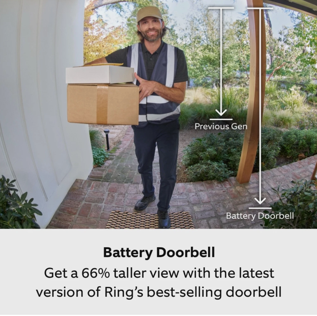 Ring Whole Home Security Kit – Battery Video Doorbell, Outdoor Cam Plus & Pan-Tilt Indoor Cam | WiFi Smart Home System | New