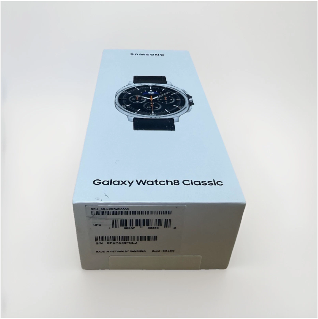 Samsung Galaxy Watch8 Classic 46mm Bluetooth Smartwatch – Black | SM-L500N | 64GB | New (2025)