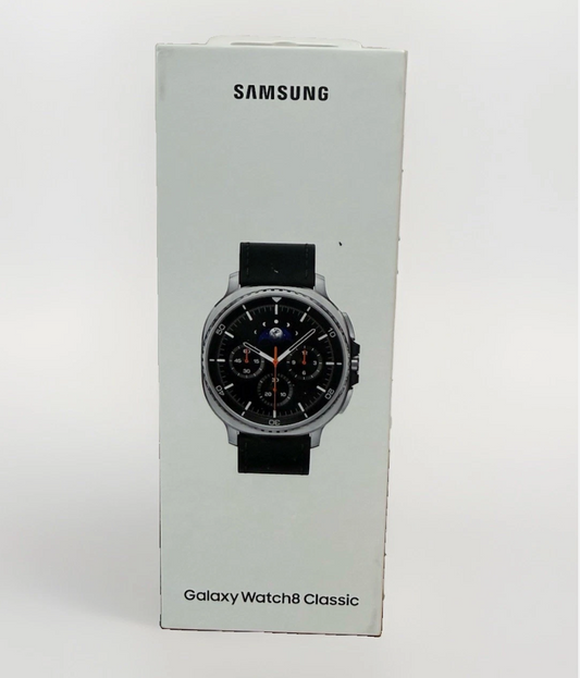 Samsung Galaxy Watch8 Classic 46mm LTE Smartwatch – Black | SM-L505UZKAXAA | New (2025)