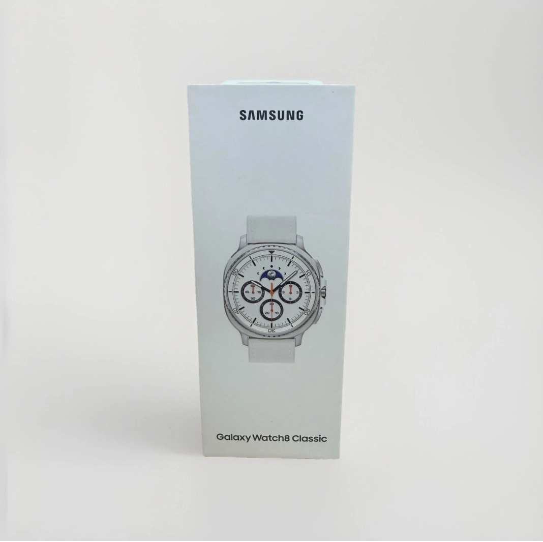 Samsung Galaxy Watch8 Classic 46mm LTE Smartwatch – White | SM-L505UZWAXAA | New (2025)