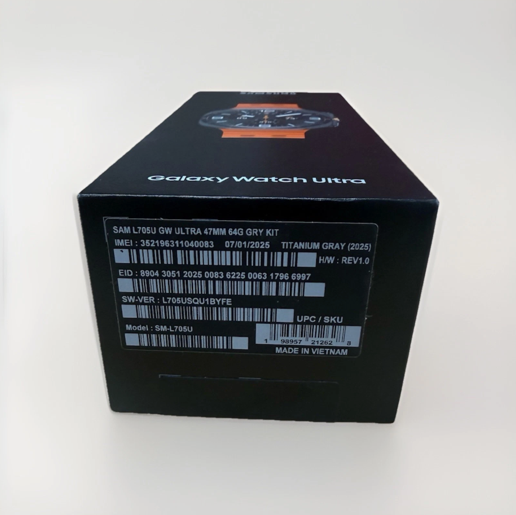 Samsung Galaxy Watch Ultra 47mm LTE Titanium Gray 64GB SM-L705U NEW Sealed