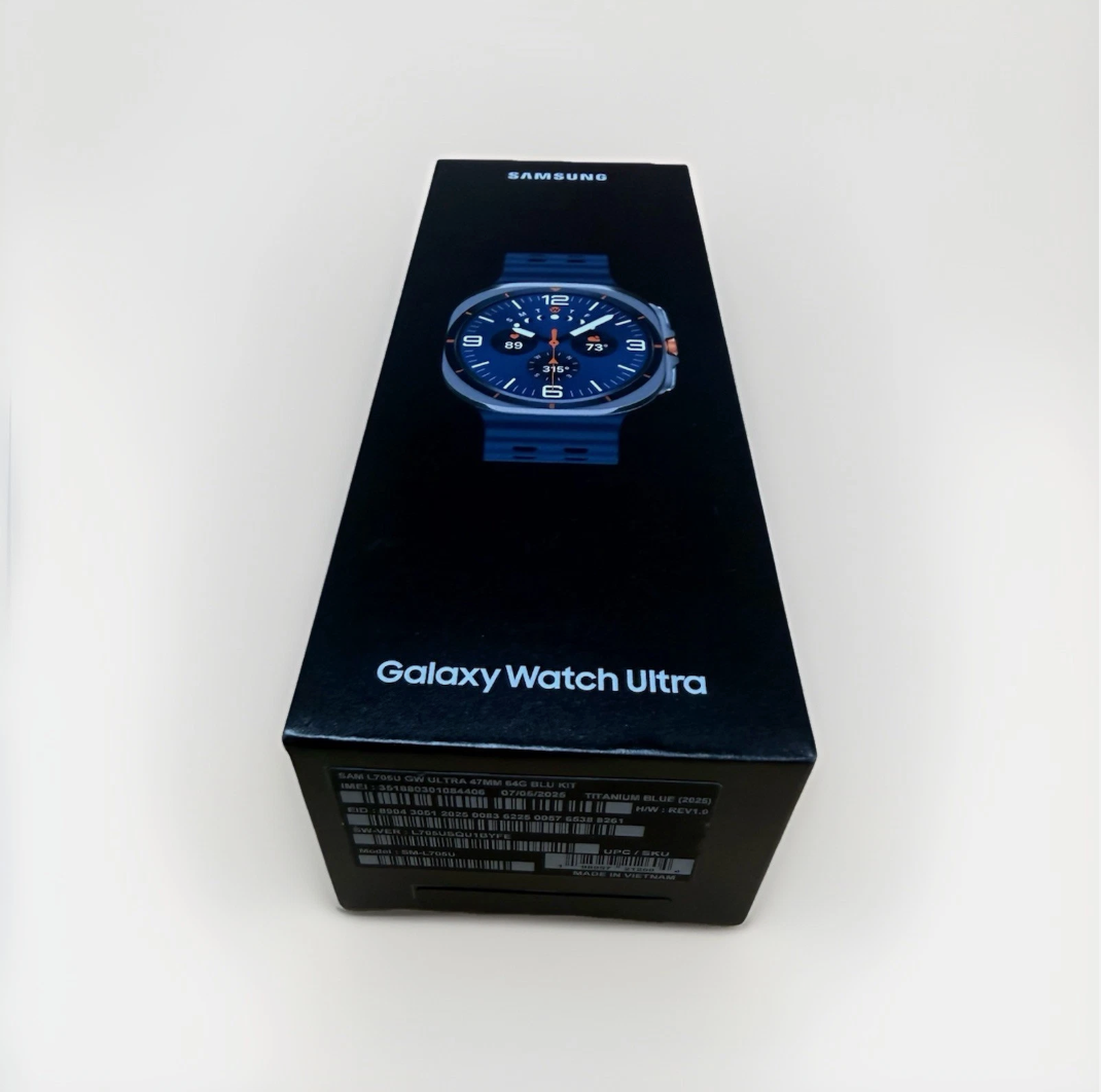 Samsung Galaxy Watch Ultra 47mm LTE Smartwatch – Titanium Blue (2025) | 64GB | Brand New