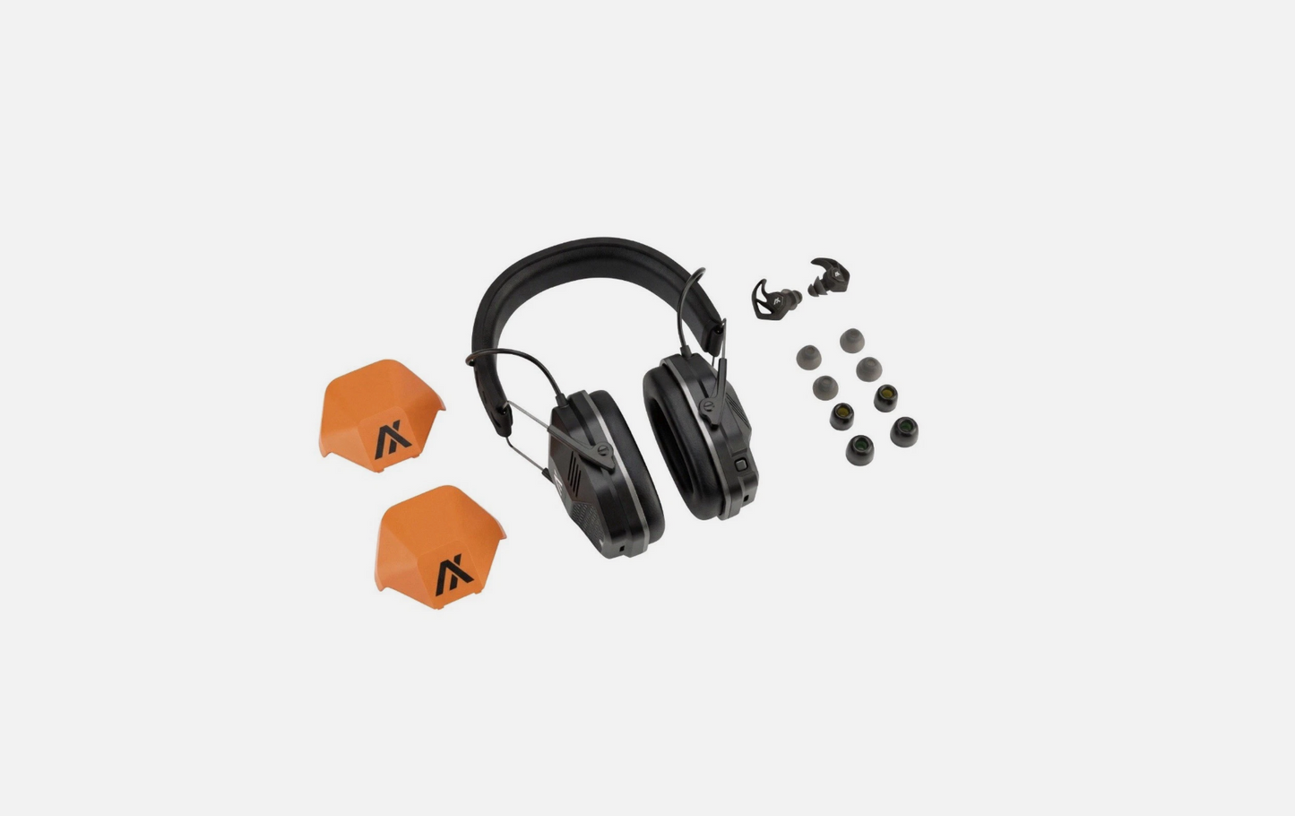 AXIL MXII Pro SE Electronic Bluetooth Hearing Protection Earmuffs + X30i Earplug Bundle – Black