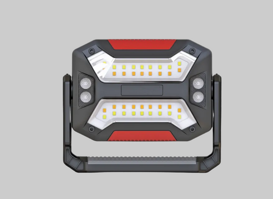 3000 Lumens Rechargeable Work Light 2-Pack – Solar & USB LED Magnetic Mechanic Lights with Hook