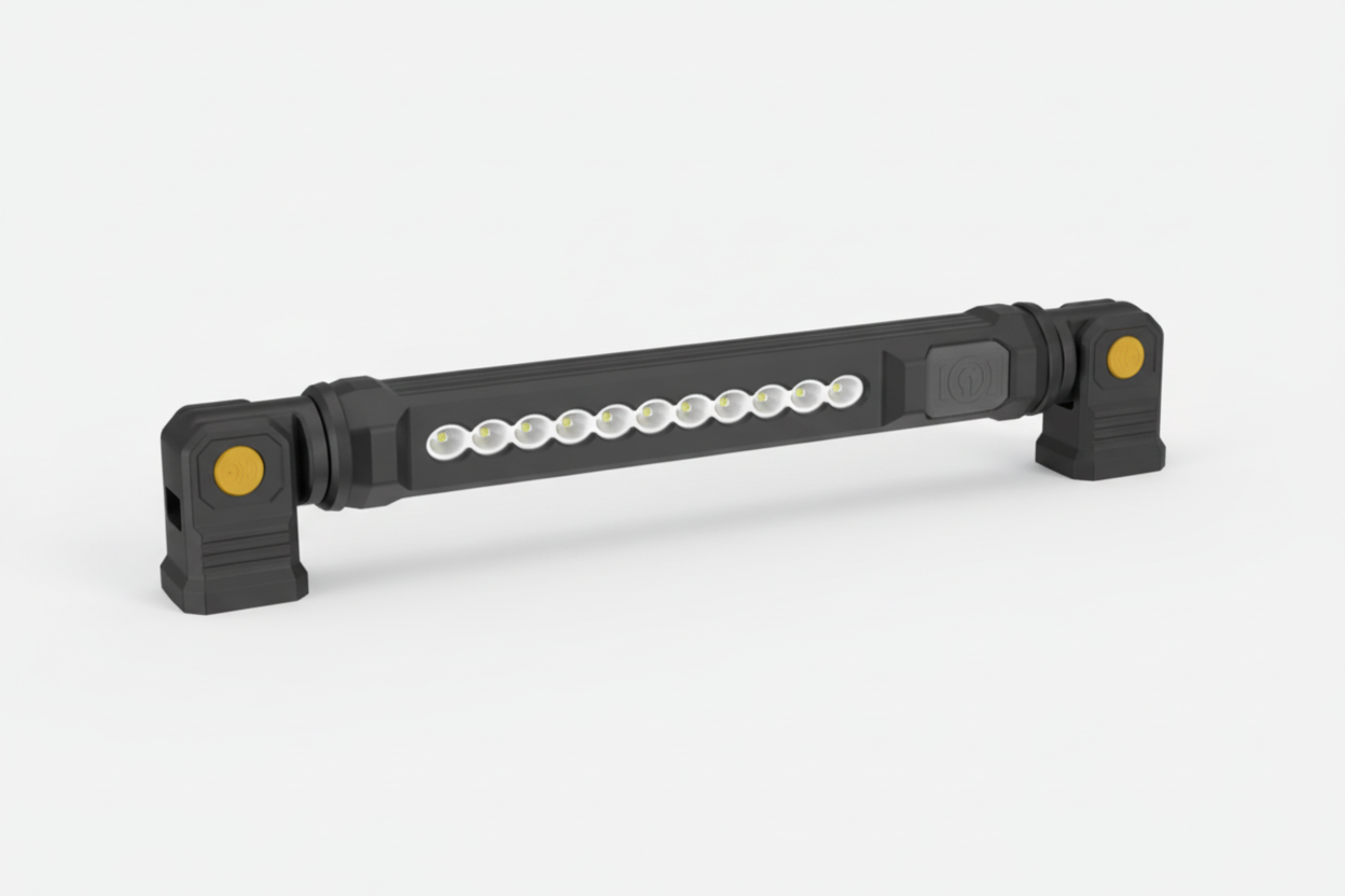 Professional Underhood LED Work Light – 3500 Lumens Rechargeable Magnetic Mechanic Light Bar (3 Modes)