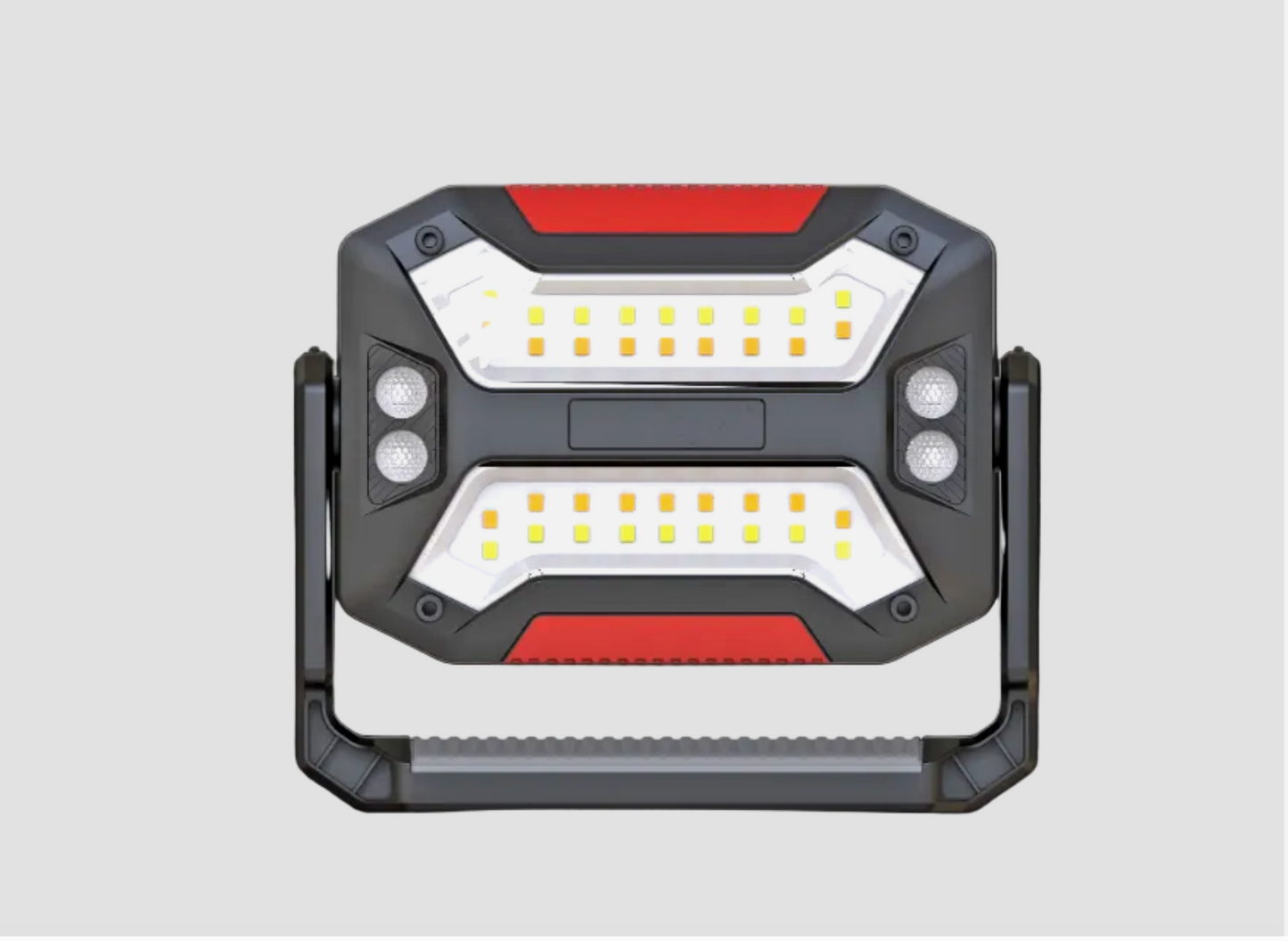 3000 Lumens Rechargeable Work Light 2-Pack – Solar & USB LED Magnetic Mechanic Lights with Hook