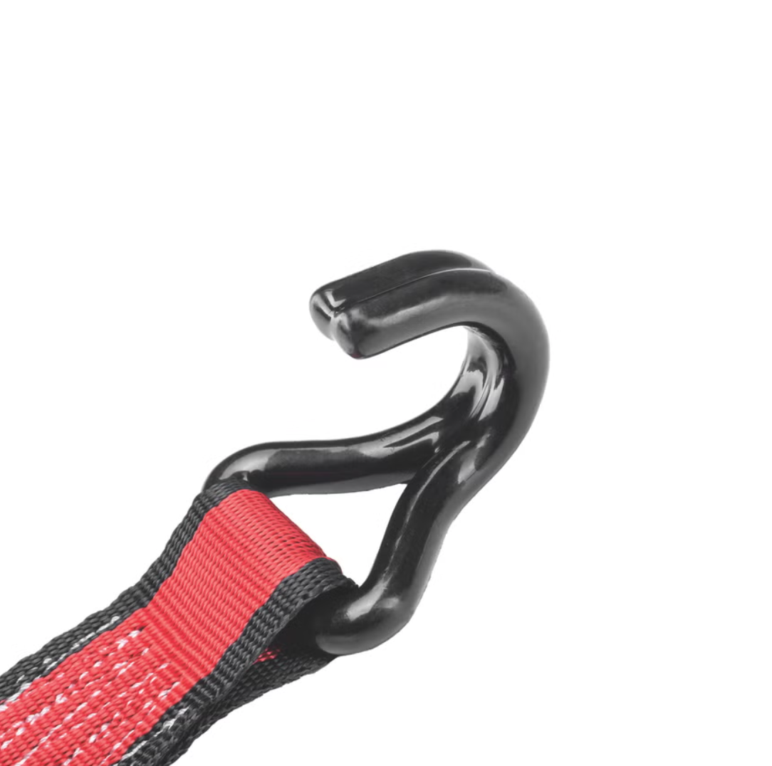 Powerbuilt Heavy-Duty Ratchet Tie-Down Straps 4-Pack – 1.5” x 16’ | 3,300 lb Break Strength