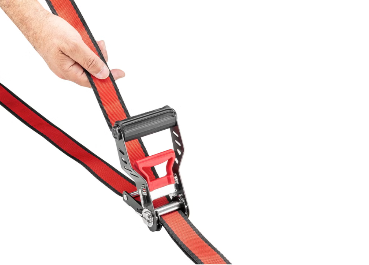 Powerbuilt Heavy-Duty Ratchet Tie-Down Straps 4-Pack – 1.5” x 16’ | 3,300 lb Break Strength