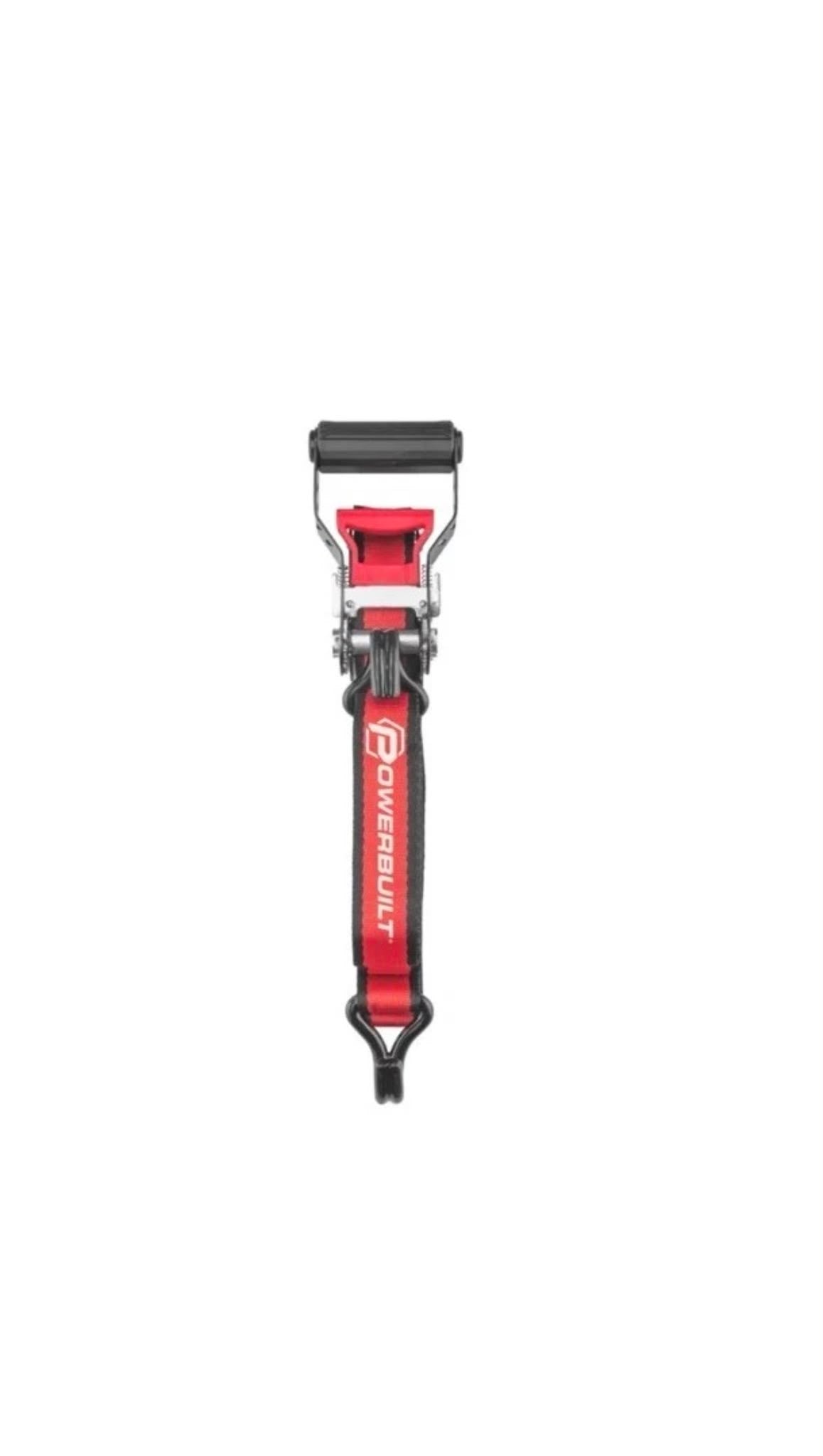 Powerbuilt Heavy-Duty Ratchet Tie-Down Straps 4-Pack – 1.5” x 16’ | 3,300 lb Break Strength