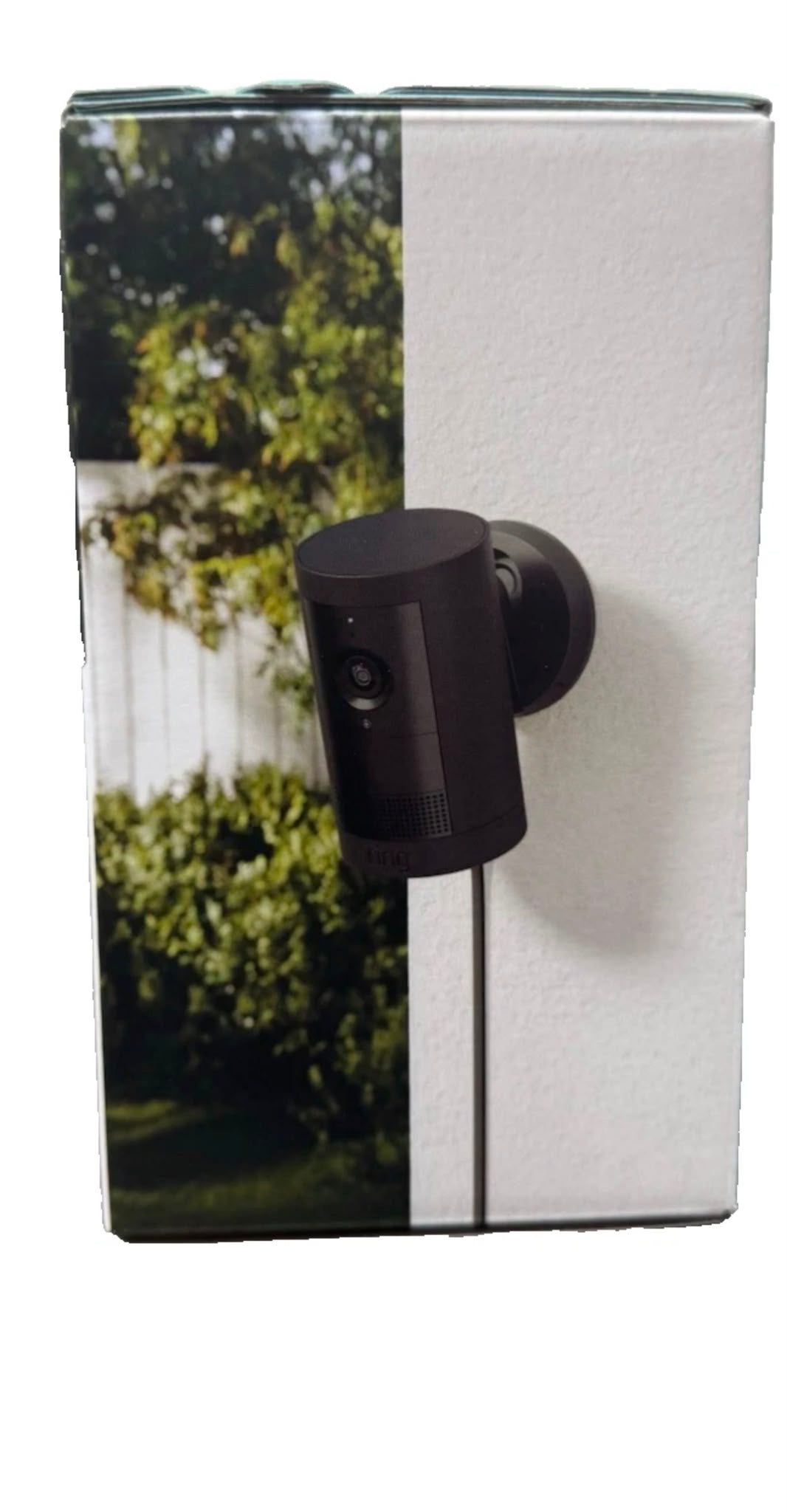 Ring Outdoor Cam Plus Plug-In Camera 2K HD Wi-Fi Black | Alexa Compatible | Factory Sealed