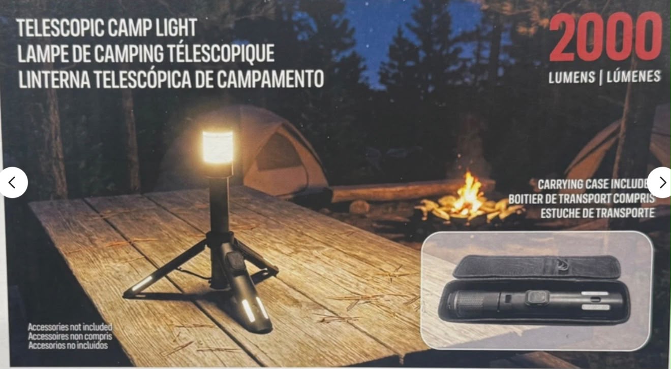 Infinity X1 2000 Lumen Rechargeable Campsite Light | LED Lantern & Power Bank